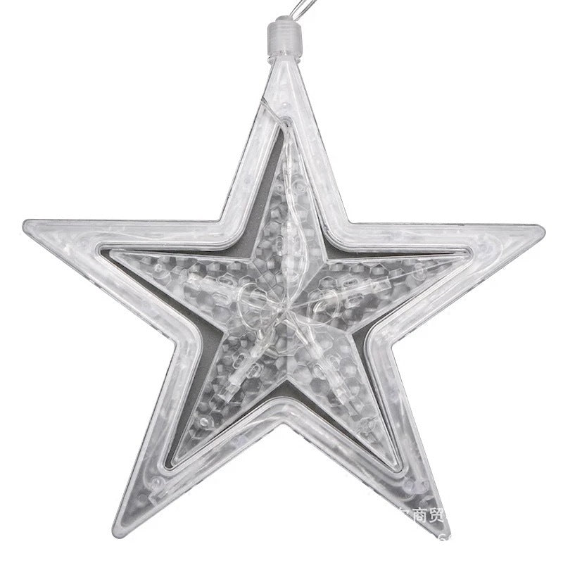 Sternförmige Lichterkette