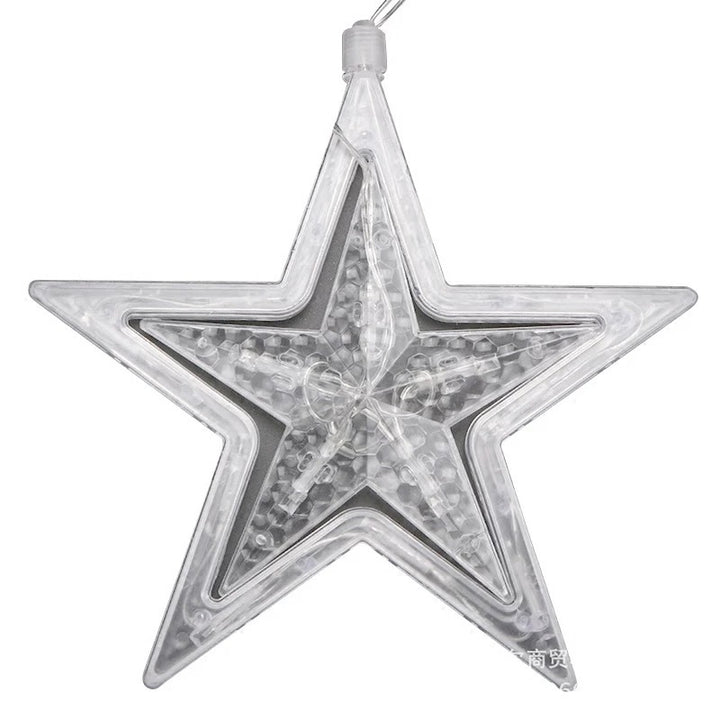 Sternförmige Lichterkette