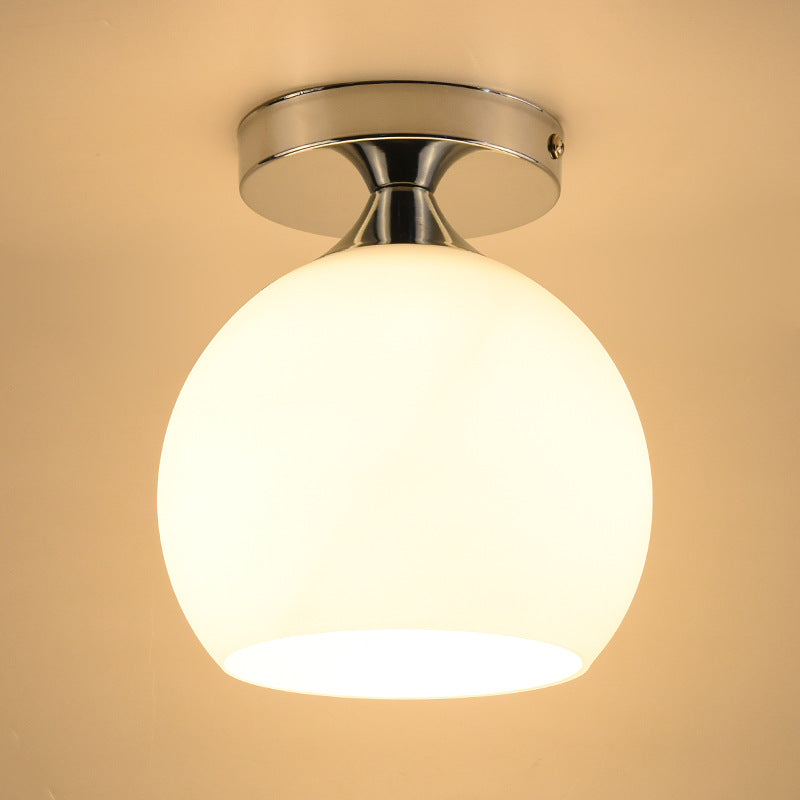 Moderne Glas-Globus-Deckenleuchte