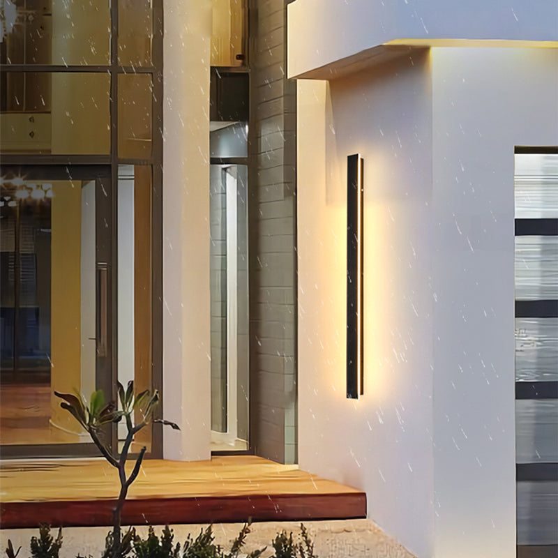 Zenith – Kompakte LED-Wandleuchten mit Bügelverschluss aus Metall für den Innen- und Außenbereich, modernes Design für Garten und Halle