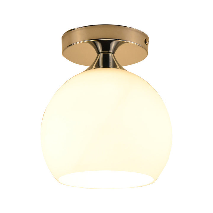 Moderne Glas-Globus-Deckenleuchte