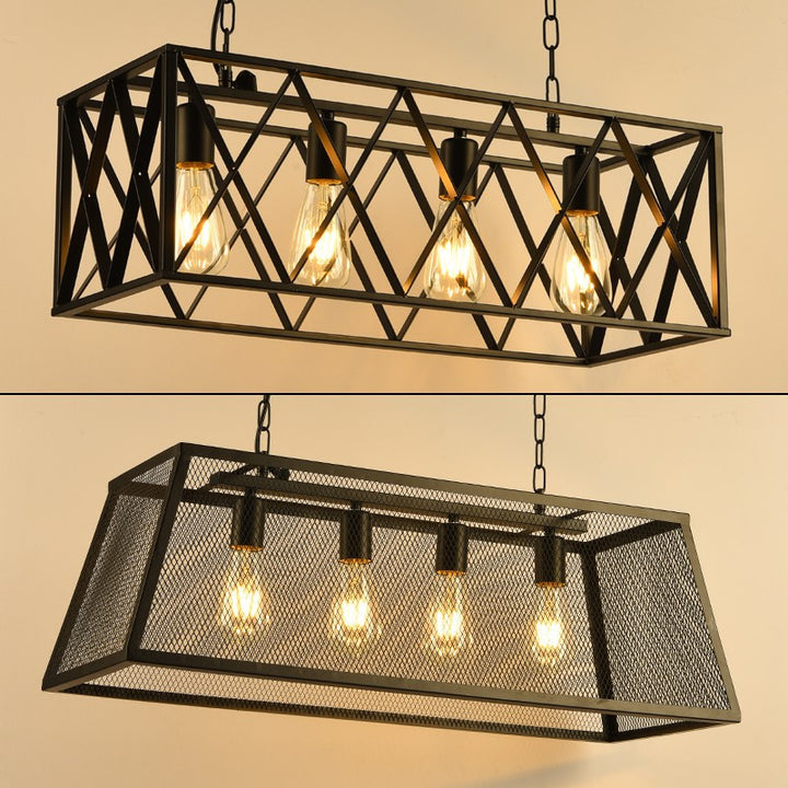 Industrielle geometrische Pendelleuchte