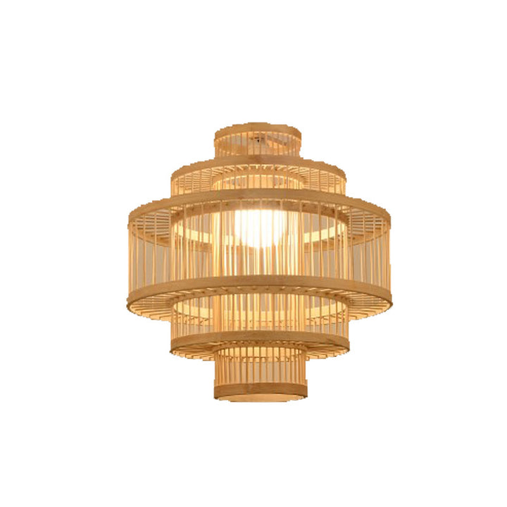 Artisan Bambus-Kronleuchter