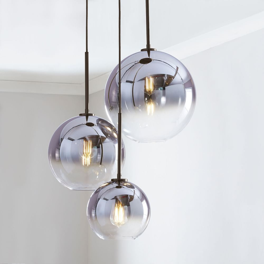 Moderne Glas-Globus-Hängelampe