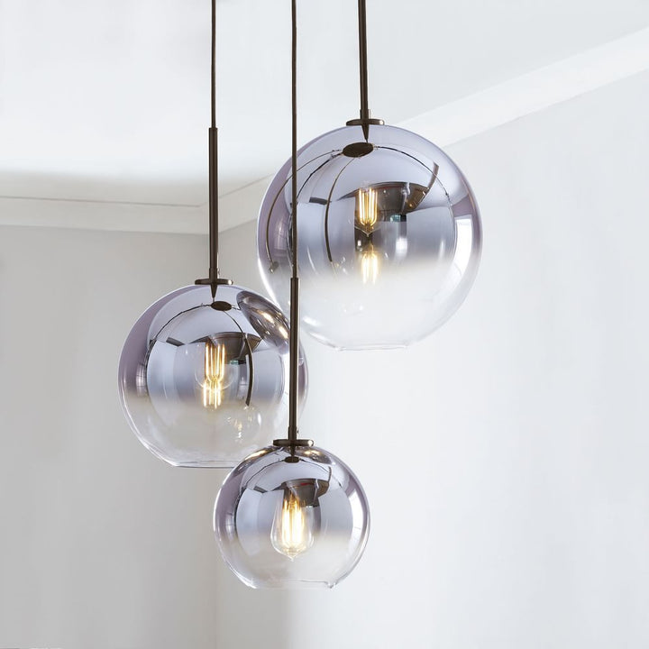 Moderne Glas-Globus-Hängelampe