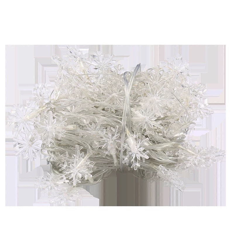 Schneeflocken Lichterkette