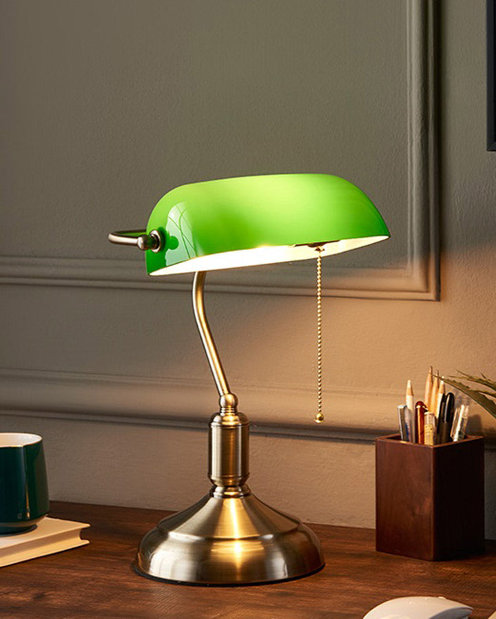 Klassische Bankerlampe
