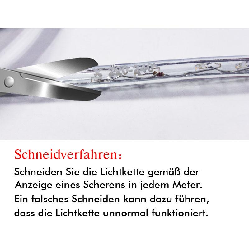 LED-Lichtrohr IP44 mit Timer 10m-50m