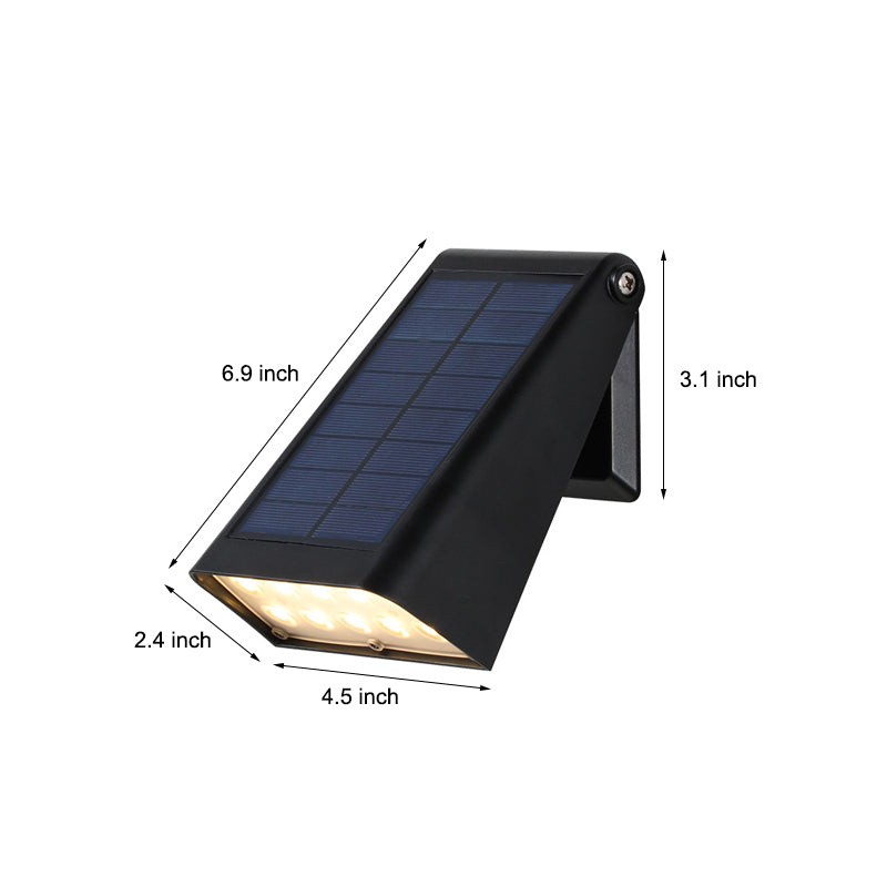 Außen Solar Wandlicht mit einstellbarem Winkel