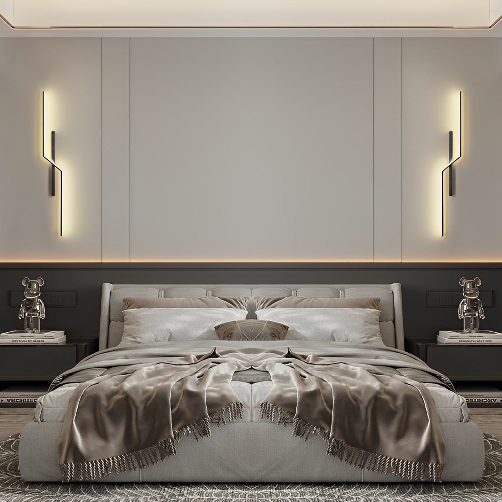 Lines Kreativ LED Moderne Minimalistische Wandlampe Dekorative Wandleuchten Beleuchtung