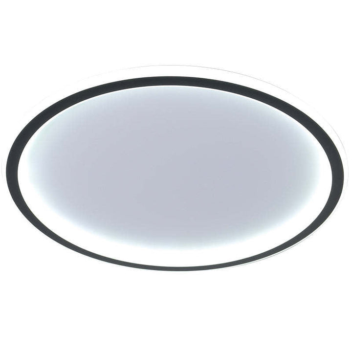 LunaNova - Moderne LED-Deckenleuchte Metall/Acryl für Wohn- und Schlafzimmer, Black/weißes Design