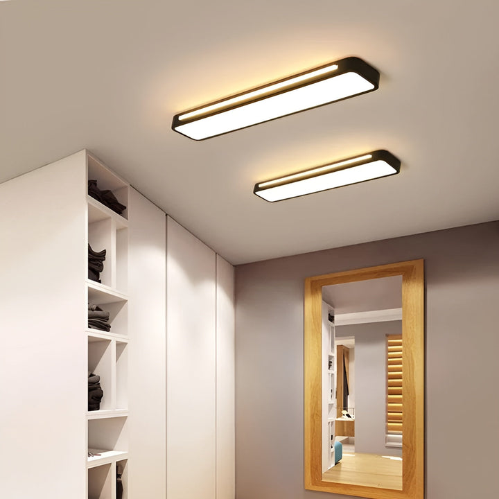 Rechteckige Deckenleuchte – Klare Linien & modernes Design | Perfekt für Wohnzimmer und Essbereich