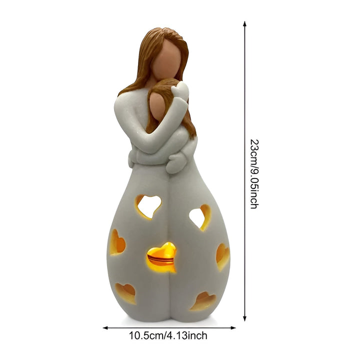 Mutter-Tochter Figur Flackernder Kerzenhalter - LoveGlow
