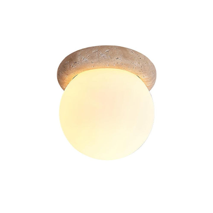 Travertin LED Deckenleuchte