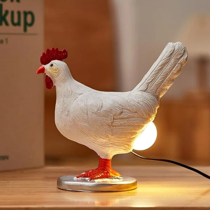 Hühnchenlampe - lustige Tischlampe in Form eines Huhns