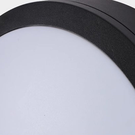 Moderne Minimalistische Wasserdichte Runde Aluminium Acryl LED Außen Deckenleuchte Für Garten