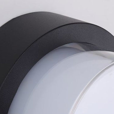 Moderne Minimalistische Wasserdichte Quadratische Runde Zylinder Druckguss Aluminium Acryl LED Flush Mount Deckenleuchte Für Außenpatio