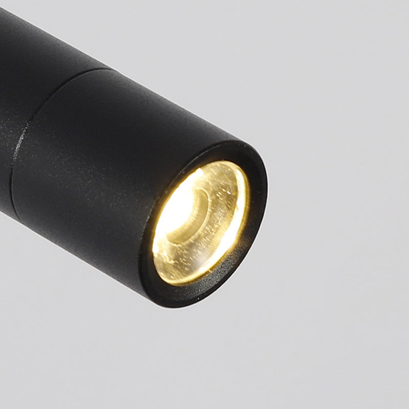 Moderne Minimalistische Eisen Runde Flexible Biegung Rohr LED Leseleuchte Wandlampe für Schlafzimmer