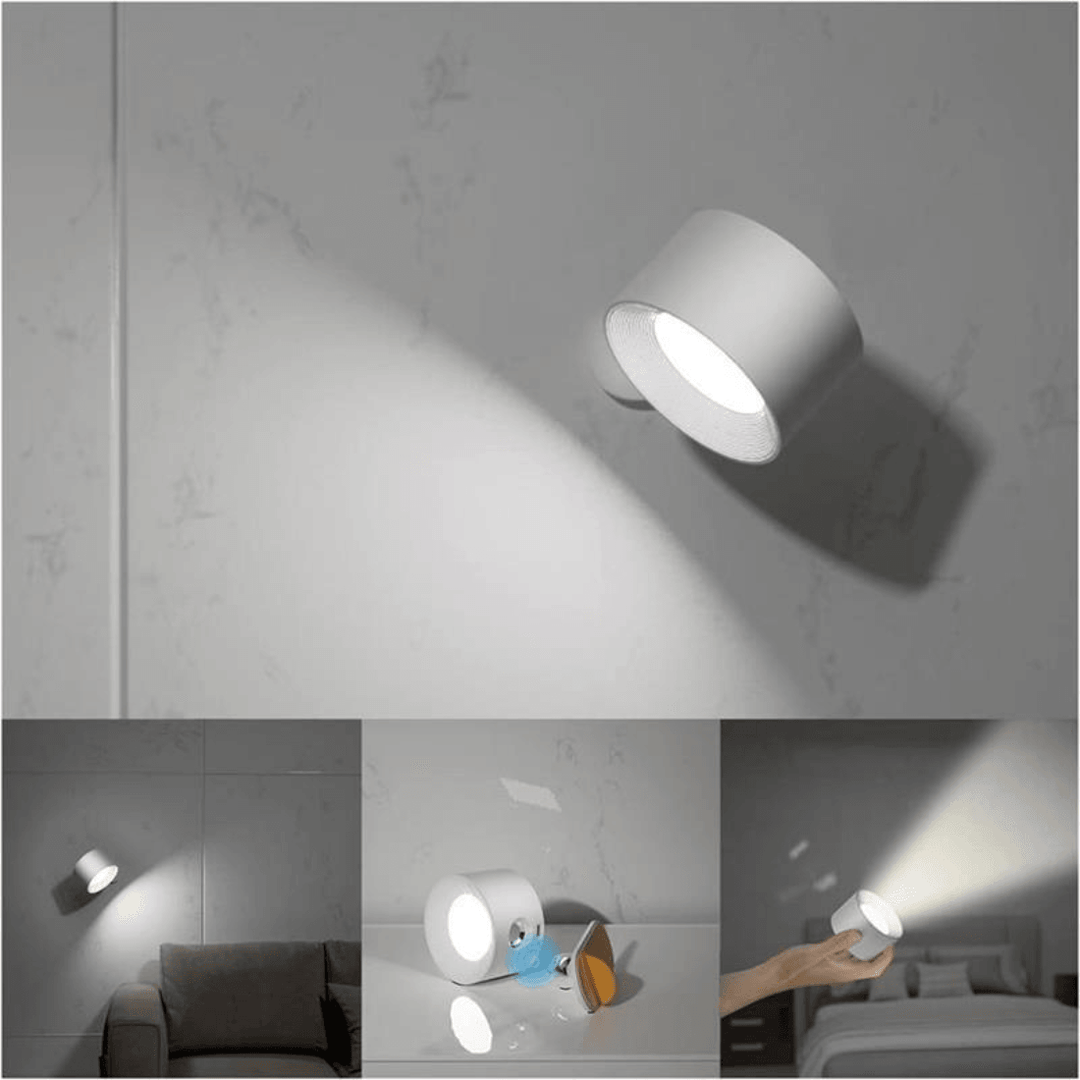 360° kabellose wiederaufladbare Wandlampe | Vielseitige LED-Beleuchtungslösung