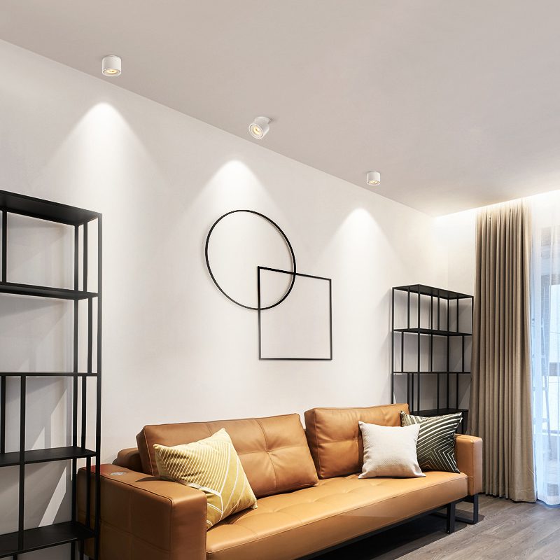 Verstellbare Zylinder Eingebaute LED Deckenlampe