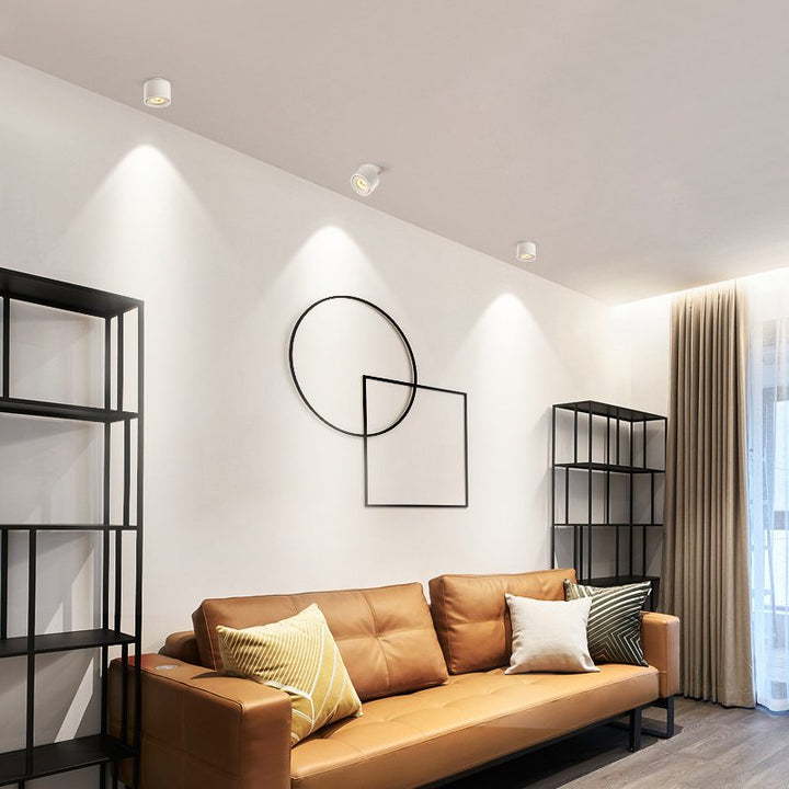 Verstellbare Zylinder Eingebaute LED Deckenlampe