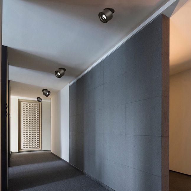 Verstellbare Zylinder Eingebaute LED Deckenlampe