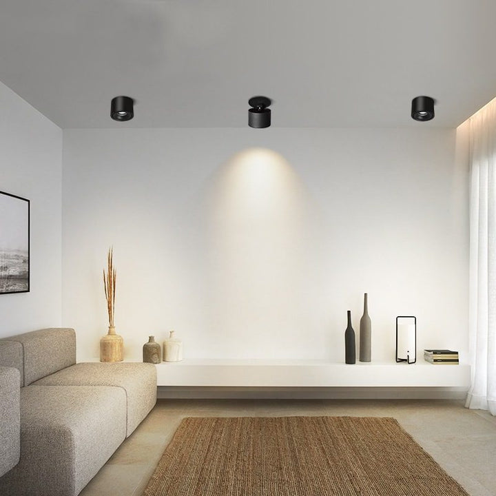 Verstellbare Zylinder Eingebaute LED Deckenlampe