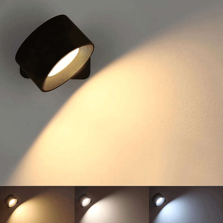 360° kabellose wiederaufladbare Wandlampe | Vielseitige LED-Beleuchtungslösung