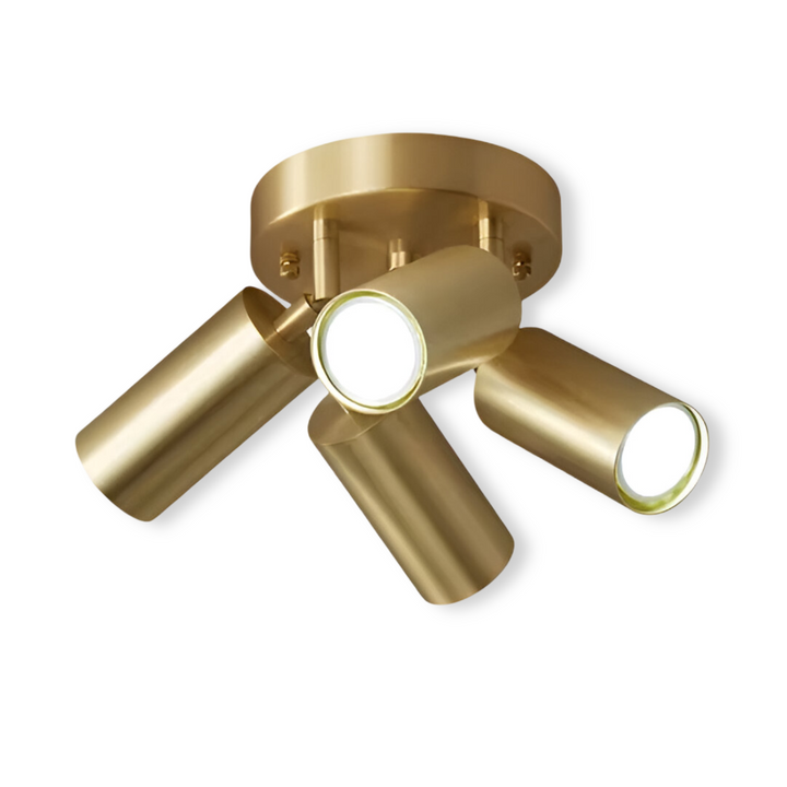 Messing LED Deckenleuchte Moderner Design