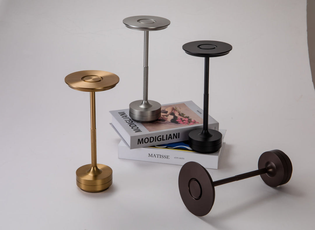 ClarityGlow Luxus Edition | Kabellose LED Tischlampe