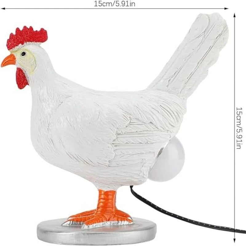 Hühnchenlampe - lustige Tischlampe in Form eines Huhns