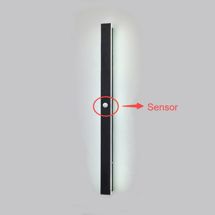 Zenith – Kompakte LED-Wandleuchten mit Bügelverschluss aus Metall für den Innen- und Außenbereich, modernes Design für Garten und Halle