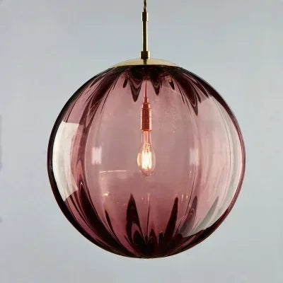 Moderne Glas-Deckenleuchte mit integrierter LED-Beleuchtung
