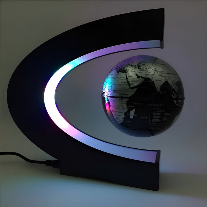 Magischer schwebender Globus mit LED-Beleuchtung und pädagogischem Touch