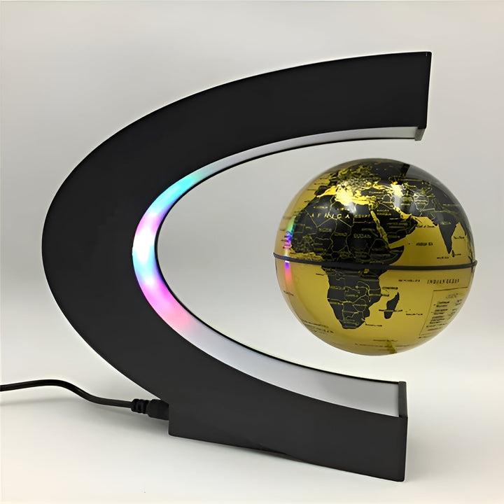 Magischer schwebender Globus mit LED-Beleuchtung und pädagogischem Touch