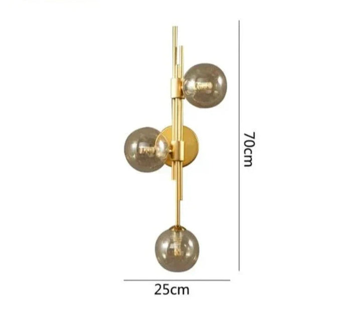Moderne Glasball-Wandleuchten – Elegante LED-Wandleuchten für Schlafzimmer und Wohnzimmer