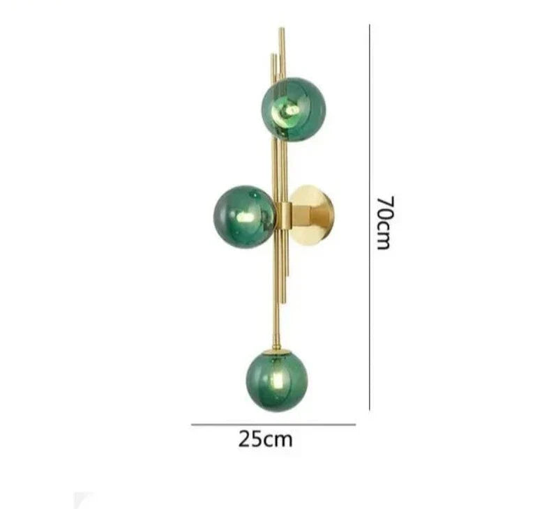 Moderne Glasball-Wandleuchten – Elegante LED-Wandleuchten für Schlafzimmer und Wohnzimmer