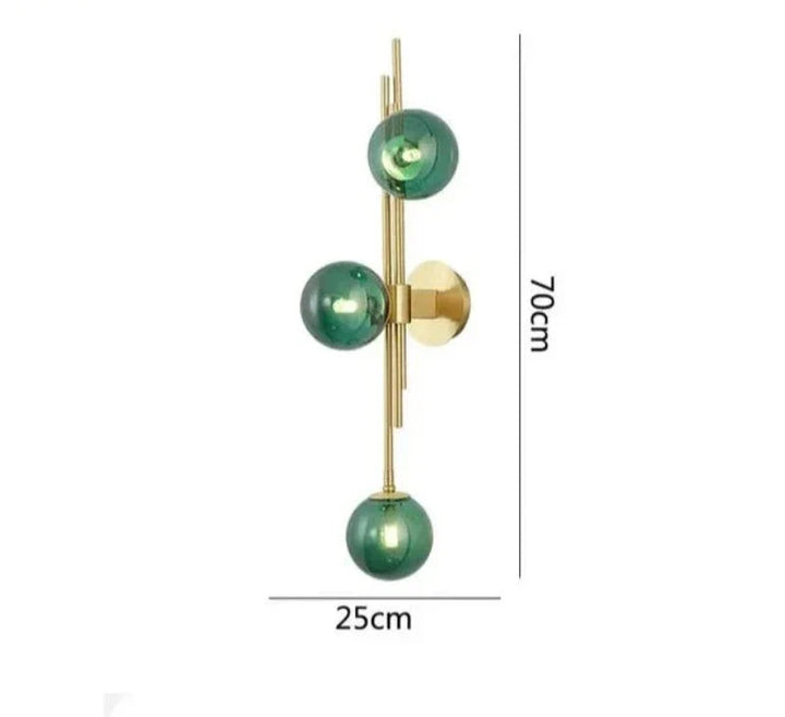 Moderne Glasball-Wandleuchten – Elegante LED-Wandleuchten für Schlafzimmer und Wohnzimmer