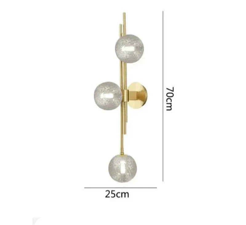 Moderne Glasball-Wandleuchten – Elegante LED-Wandleuchten für Schlafzimmer und Wohnzimmer