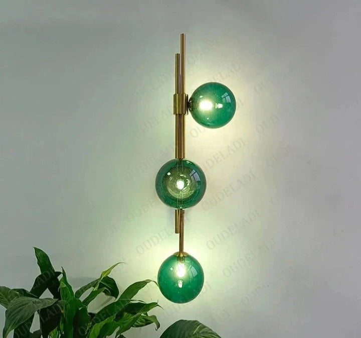 Moderne Glasball-Wandleuchten – Elegante LED-Wandleuchten für Schlafzimmer und Wohnzimmer