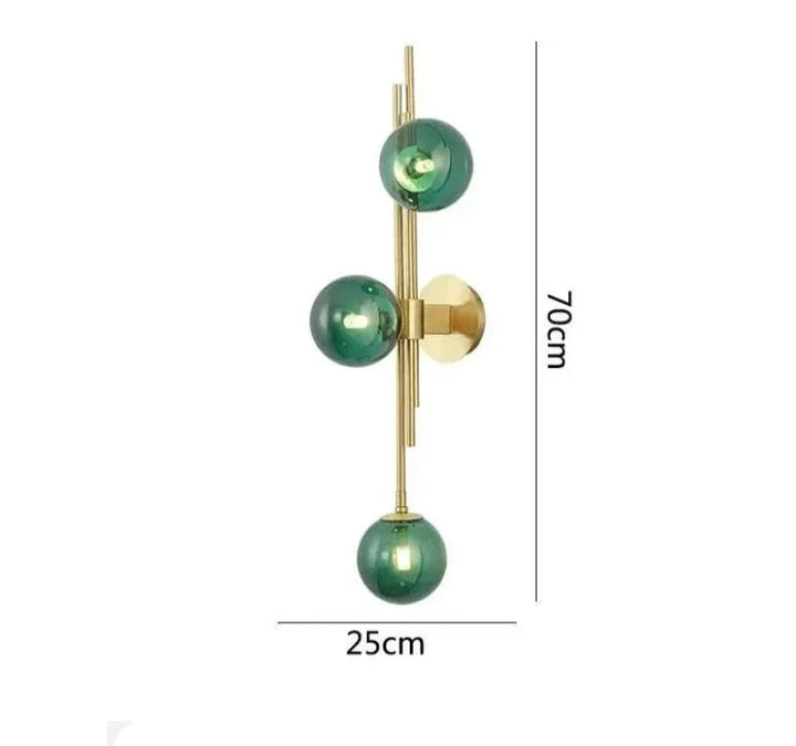 Moderne Glasball-Wandleuchten – Elegante LED-Wandleuchten für Schlafzimmer und Wohnzimmer