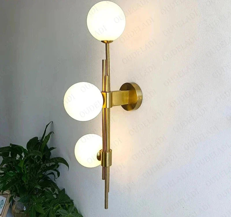 Moderne Glasball-Wandleuchten – Elegante LED-Wandleuchten für Schlafzimmer und Wohnzimmer