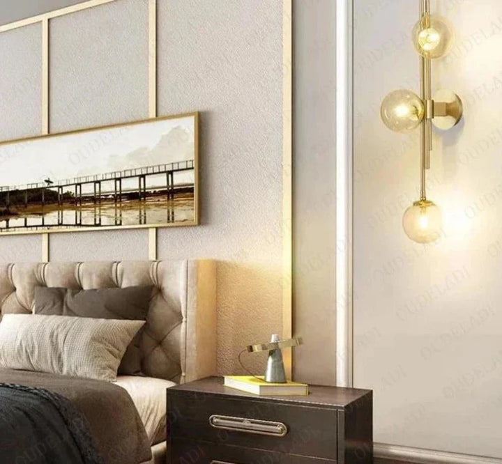 Moderne Glasball-Wandleuchten – Elegante LED-Wandleuchten für Schlafzimmer und Wohnzimmer
