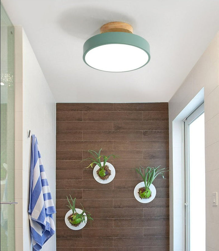 Farbenfrohe Nordic LED Deckenleuchte