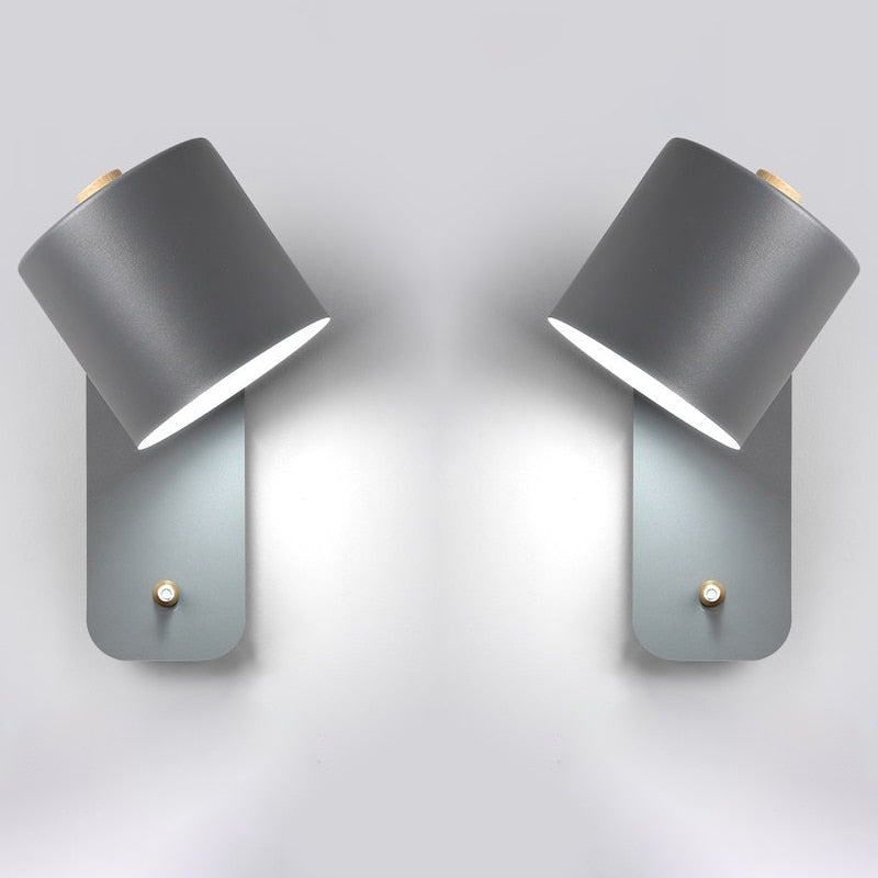 Moderne LED-Wandlampen mit Schalter für die Wohnkultur