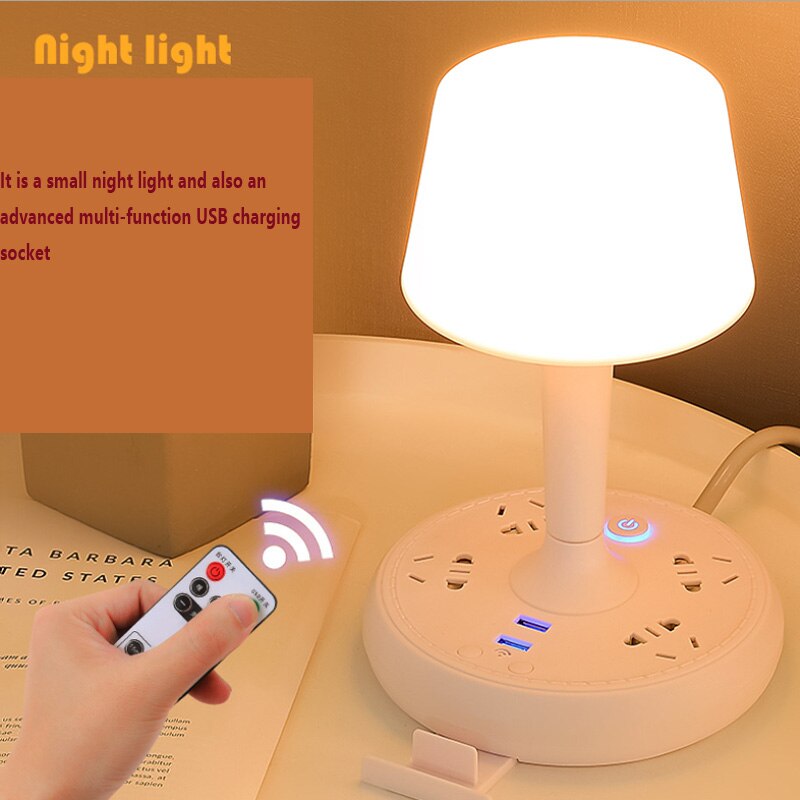 Multi Power Strip Phone Holder Tischlampe