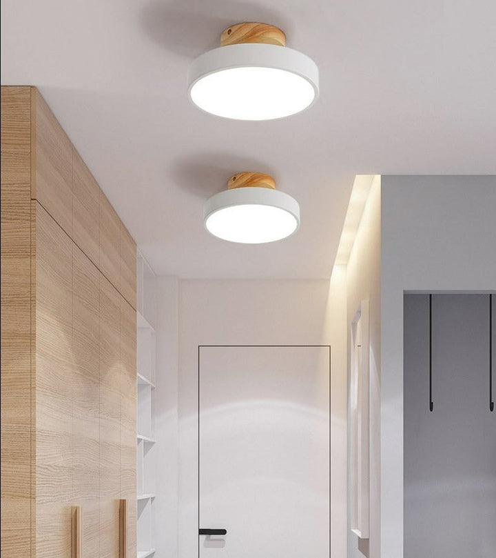 Farbenfrohe Nordic LED Deckenleuchte