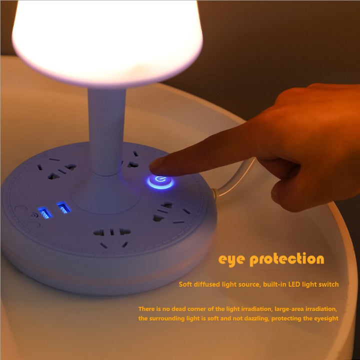 Multi Power Strip Phone Holder Tischlampe