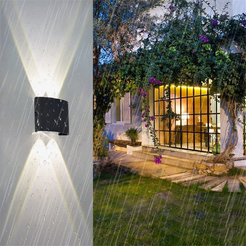 Moderne wasserdichte LED-Wandleuchte für Innen- und Außenbereich | Stilvolle und energieeffiziente Beleuchtung