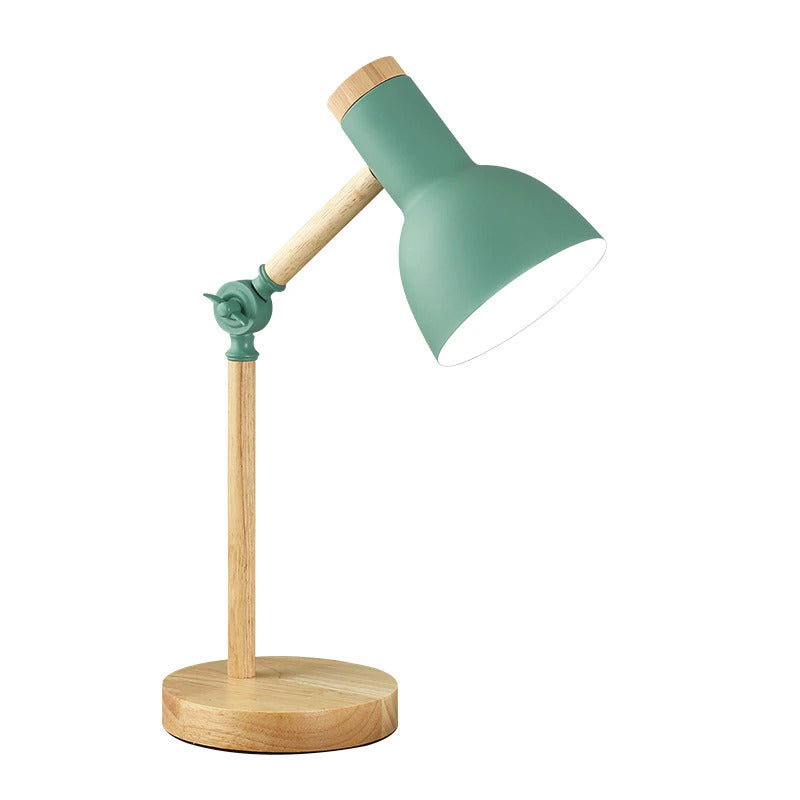 NordicGlow | Skandinavische Holz-Schreibtischlampe